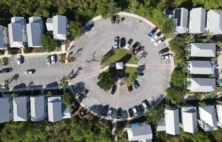 The Poolside Happy Heron is in a Gated Community on the Florida Forgotten Coast.