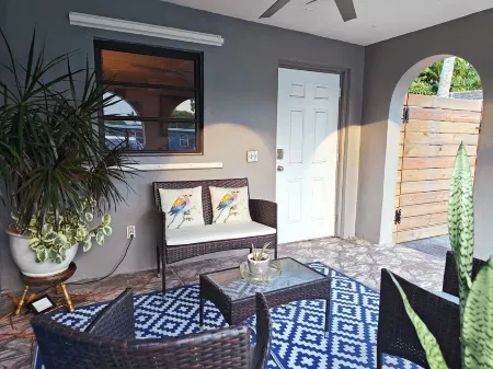 King. Minutes to Wilton Drive. Private entrance and bathroom. Отели в г. Уилтон Манорс