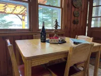 Waterfront Cottage on Beautiful Goodrich Lake with Kids Vintage Bunkhouse.