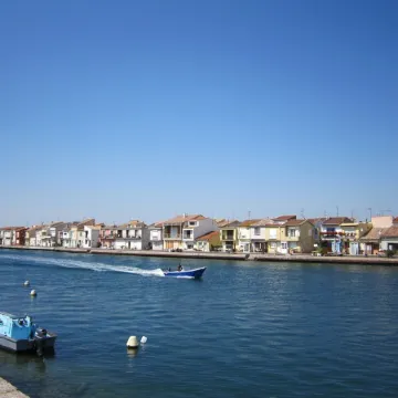 IN THE TYPICAL DISTRICT OF POINTE COURTE IN SETE CITY BETWEEN SEA AND SKY