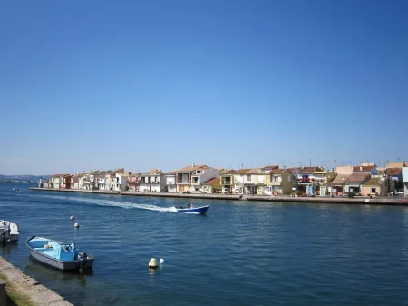 IN THE TYPICAL DISTRICT OF POINTE COURTE IN SETE CITY BETWEEN SEA AND SKY
