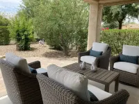 All the amenities of Sun City resort living at Merrill Ranch in Florence, AZ.