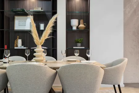 Cliffside Castle with Bay and City Views