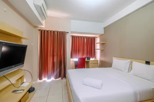 ห้องสตูดิโอที่ตั้งที่ดีและยอดเยี่ยม Margonda Residence 5 Apartment - ห้องครัว
