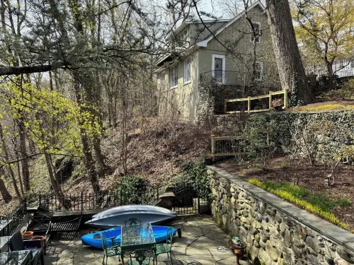 Fall Colors HQs. Stunning Views  of Croton River Gorge, a Birder Haven