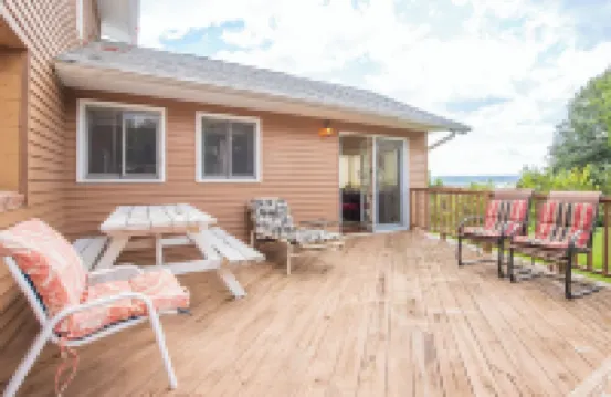 Spacious home with private lake front