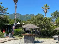 San Nicolao de Moriani: les Marines studio sea view with direct beach access.