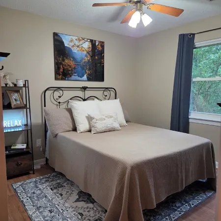Come relax in our lovely home within walking distance to the Masters.