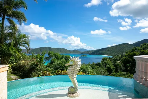 Villa Delfina- Private Beach! Spacious 5 Bedroom Villa in Lower Peter Bay!