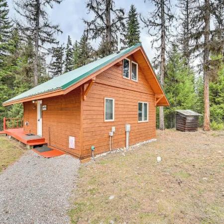 Secluded Bigfork Cabin w/ Canoes & Views!