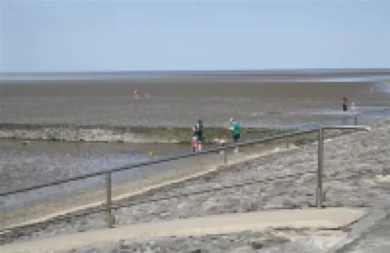 Middle row house near the beach, quiet location but in the middle of life