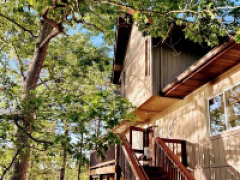 Mid-Century Modern Lake House – Gorgeous Fall Views, Fire Pit, Sauna, 4Br