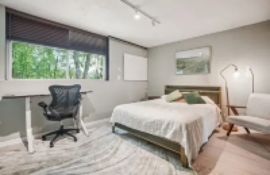 Lake front home for relocating, displaced and remote families