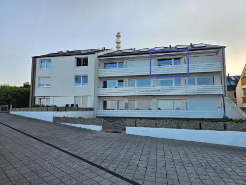 Modern apartment with a wonderful direct view of the dune and North Sea Hotels in Heligoland