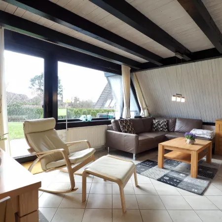 Ferienhaus mit Sauna in Burhave.