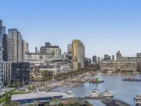 Docklands Waterfront Elegance with Cityscape Views