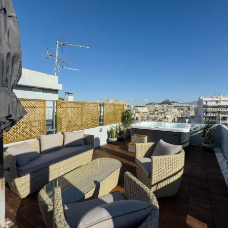 Acropolis Sky Retreat Jacuzzi 3Br Maisonette
