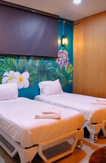 ห้องพักสแตนดาร์ดทวินพร้อม 2 เตียงเดี่ยว