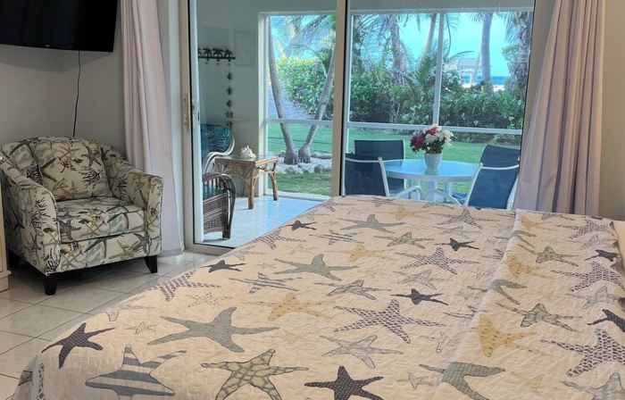 2023 Renovated The Retreat 17 Oceanview ground floor condo steps to ocean/beach