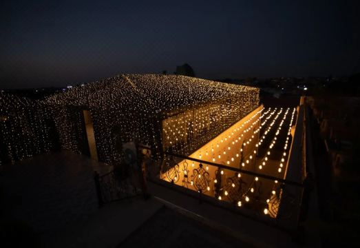 사마르칸트 조식 풍경