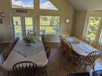 Golf Course Lakehouse with fantastic views of the lake, mountains & golf course.