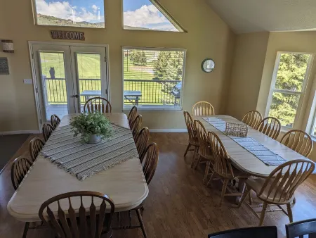 Golf Course Lakehouse with fantastic views of the lake, mountains & golf course.