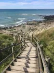 Holiday home "Au grand large" with sea view, within walking distance of the beach