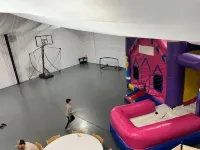 Fox Tiny Luxury Cabin on Lake with Bouncy House's