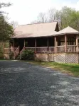Log Cabin in Farm Country Setting