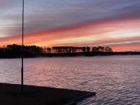 Nice cottage located on Lake Sinclair.   Lots of room with great views