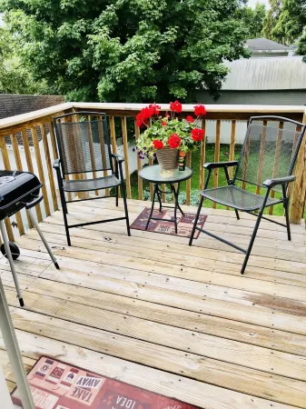 Cute cozy apartment. Half a block walking distance from beautiful downtown Ionia