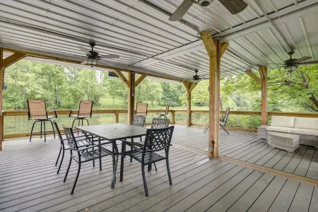 Riverfront- Upper Unit | Dock | Firepit | Hot Tub | Wi-Fi