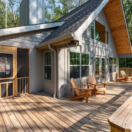 Beautiful river cabin in the heart of the Tennessee River Gorge.