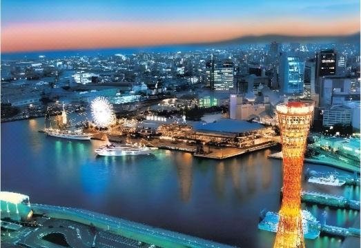 고베 포트 타워 호텔 뷰