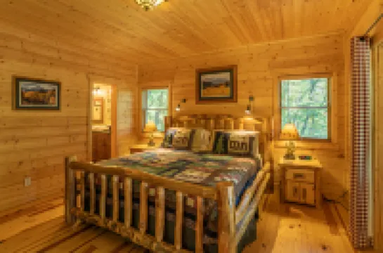 Hot Tub and Scenic Mountain Views - Charming Cabin Retreat