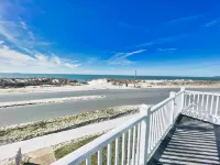Deck Overlooking the Bay and Spacious Kitchen - Stunning Coastal Escape