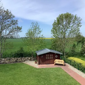 Feldblick-Wohnung in der Nhhe der Ostsee