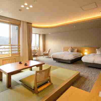 富士山と河口湖とホテル風鈴 Rooms