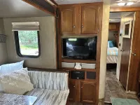 Cozy Travel Trailer and Up River Get Away. Hike, Fish, Float, Relax!