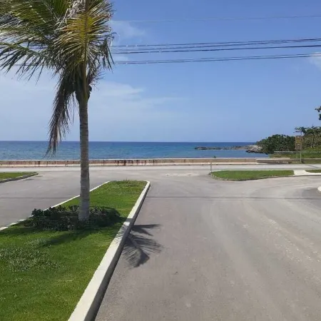 the view across the ocean
