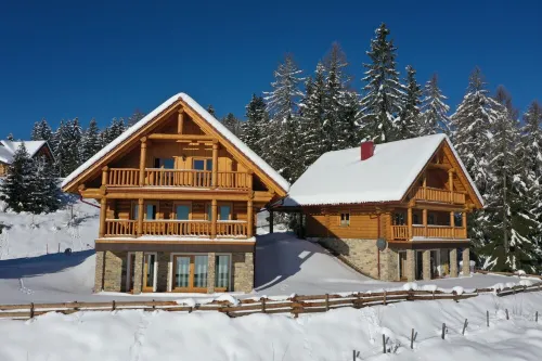 Living above the clouds in a log cabin