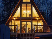 A-Frame on 6 Acres: Cedar Sauna, Privacy, Nature Hotels in Machar