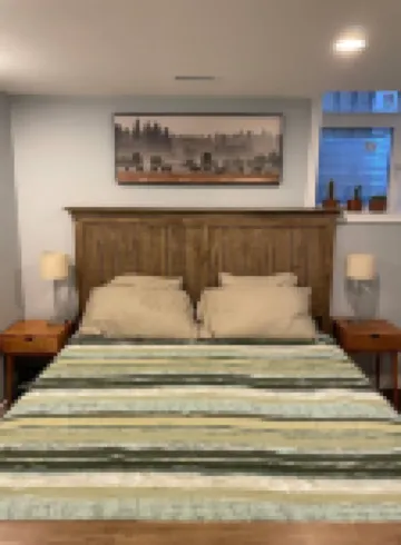 Modern bsmt apmt | King & sofa bed | Free parking