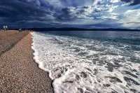 The apartment is located on the first floor of our house, 50 meters from the sea Hotels in Bol