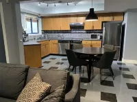 Suite with ocean view patio, three blocks to pier.