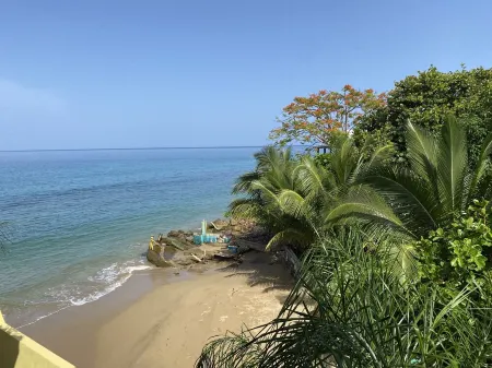 Villa 1 at Casa Aguas Azules - 2-Bedroom Beachfront Villa with Pool Отели в г. Кальваче