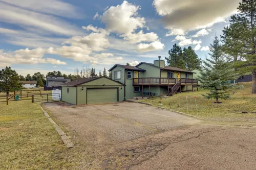 Comforting Woodland Park Home w/ Fire Pit!