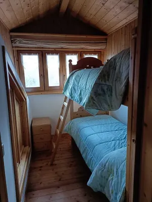 Typical attic room in Fucine di Ossana for one or two families