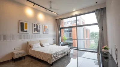 LUXURIOUS 3BHK FULLY FURNISHED DUPLEX VILLA Hotel a 