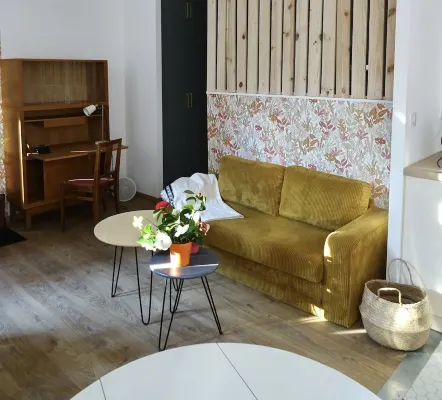 Quiet apartment at the foot of the castle! promenade along the river gave, pking 5 mn